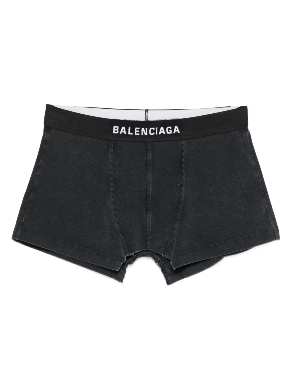 Balenciaga Mini-rok met logoband Zwart