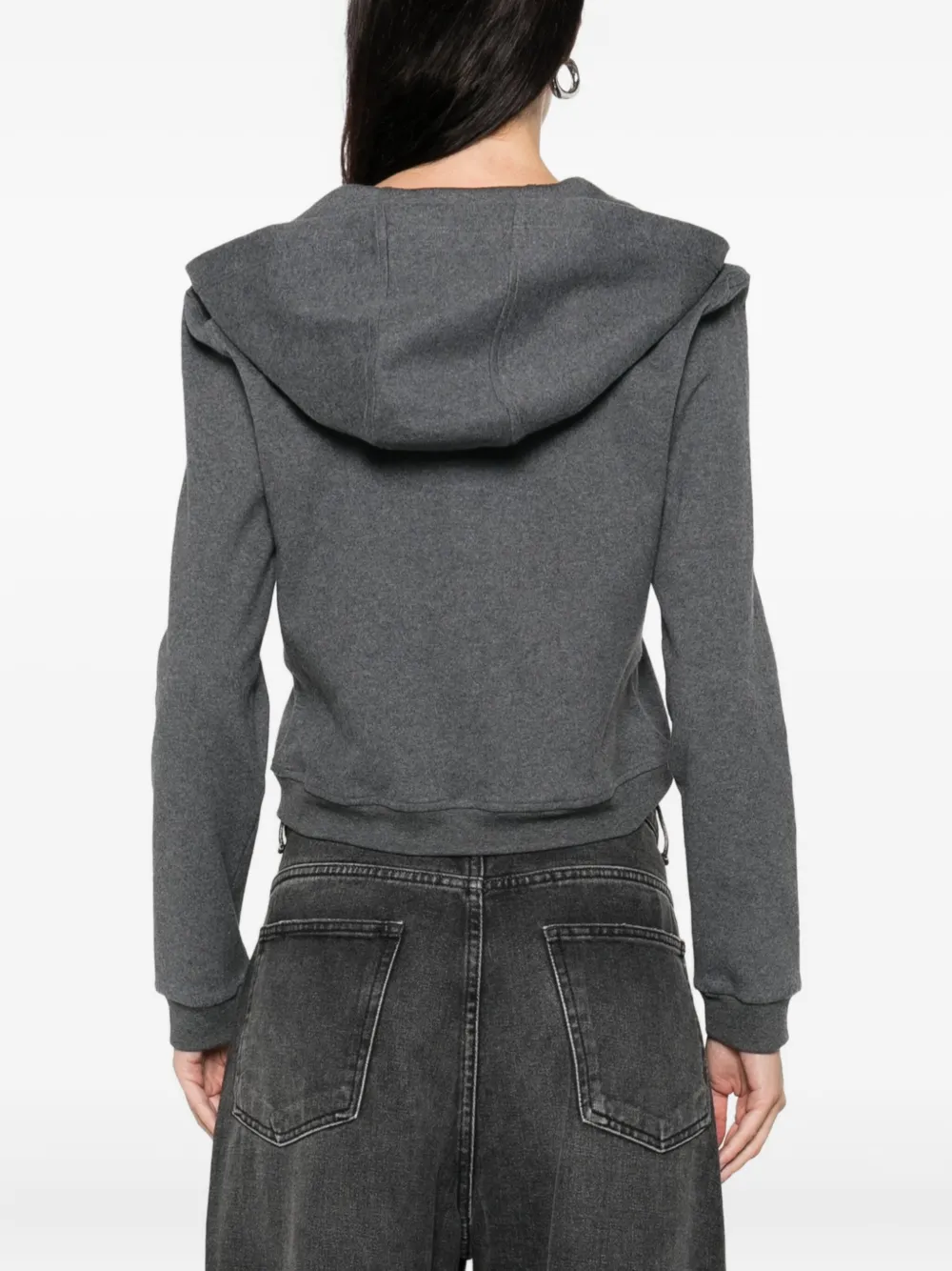 TOM FORD Hoodie met rits Grijs
