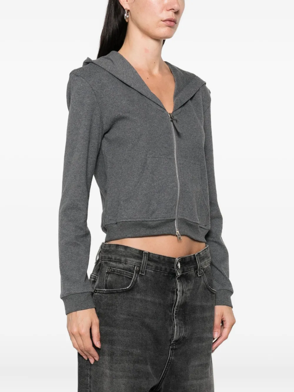 TOM FORD Hoodie met rits Grijs
