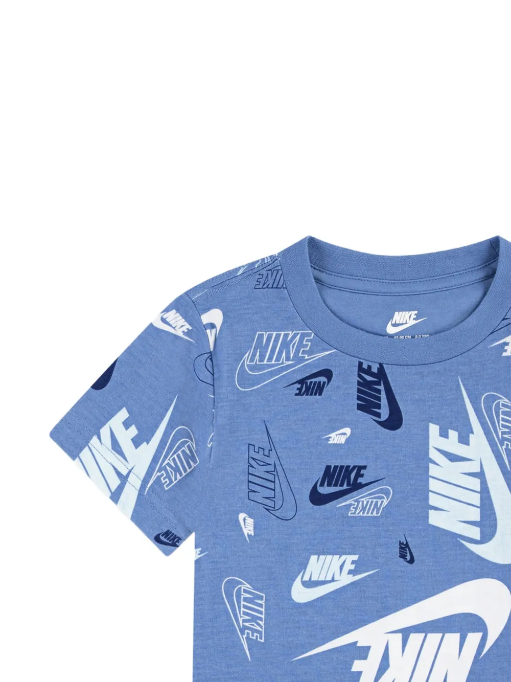 Nike Kids Shorts set met logoprint Blauw