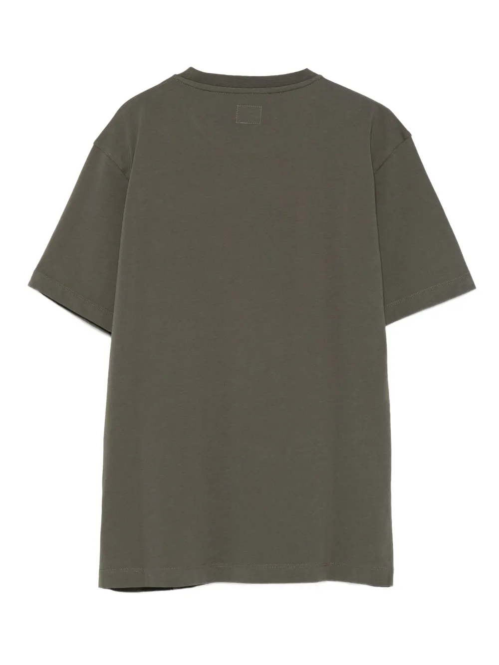 C.P. Company Kids logo-patch cotton T-shirt Groen