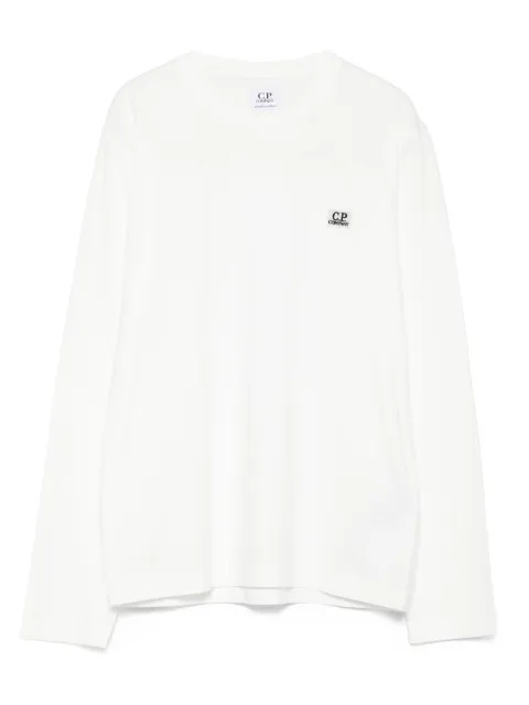 C.P. Company Kids logo-plaque long-sleeve T-shirt