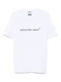 MSGM lettering-print T-shirt - White
