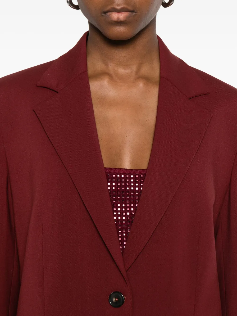 Pt Torino Single-breasted Blazer In Red