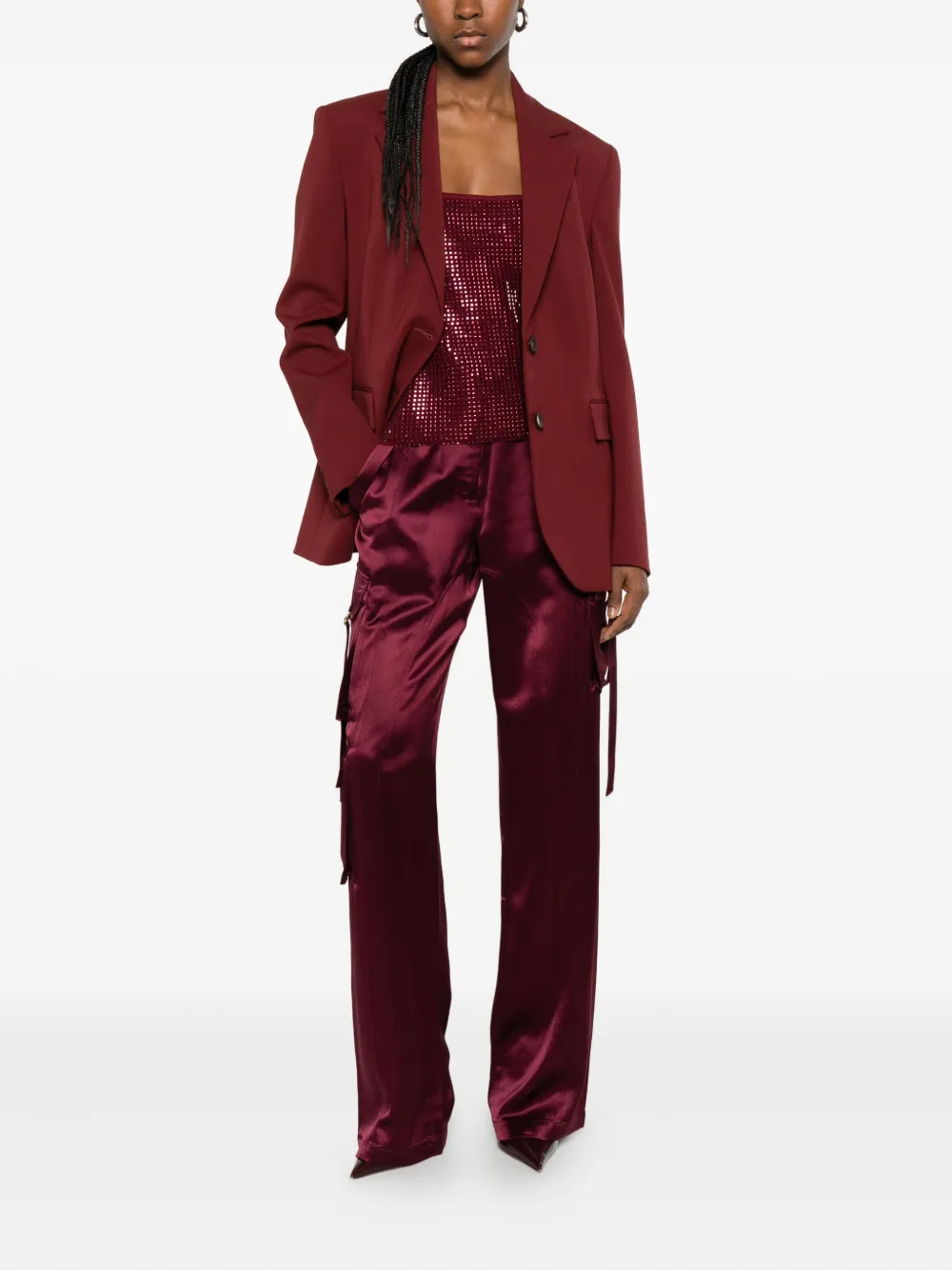 Pt Torino Single-breasted Blazer In Red