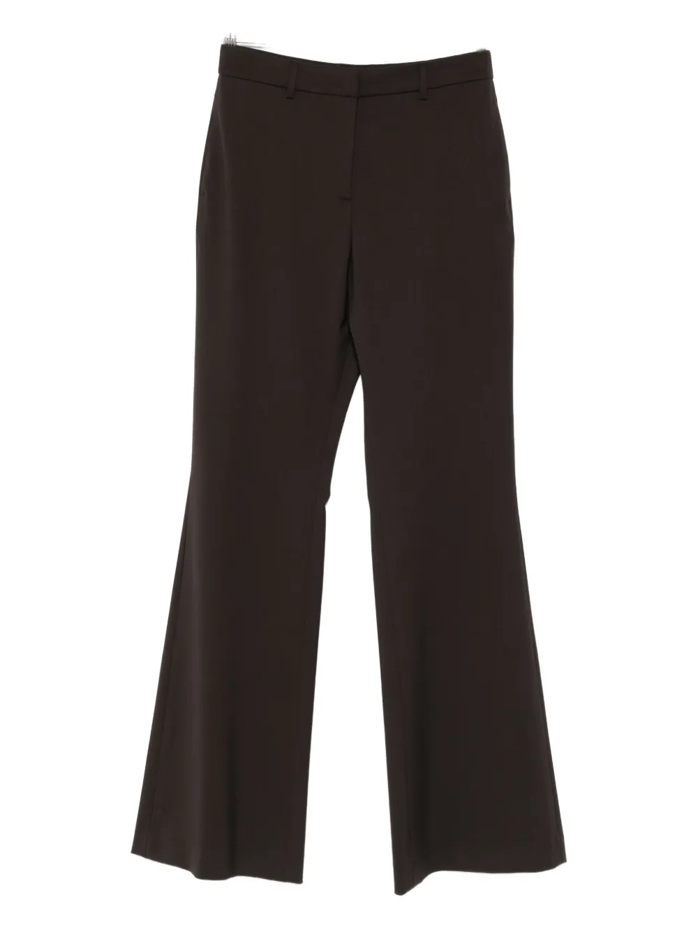 Pt Torino Pressed-crease Trousers In Brown