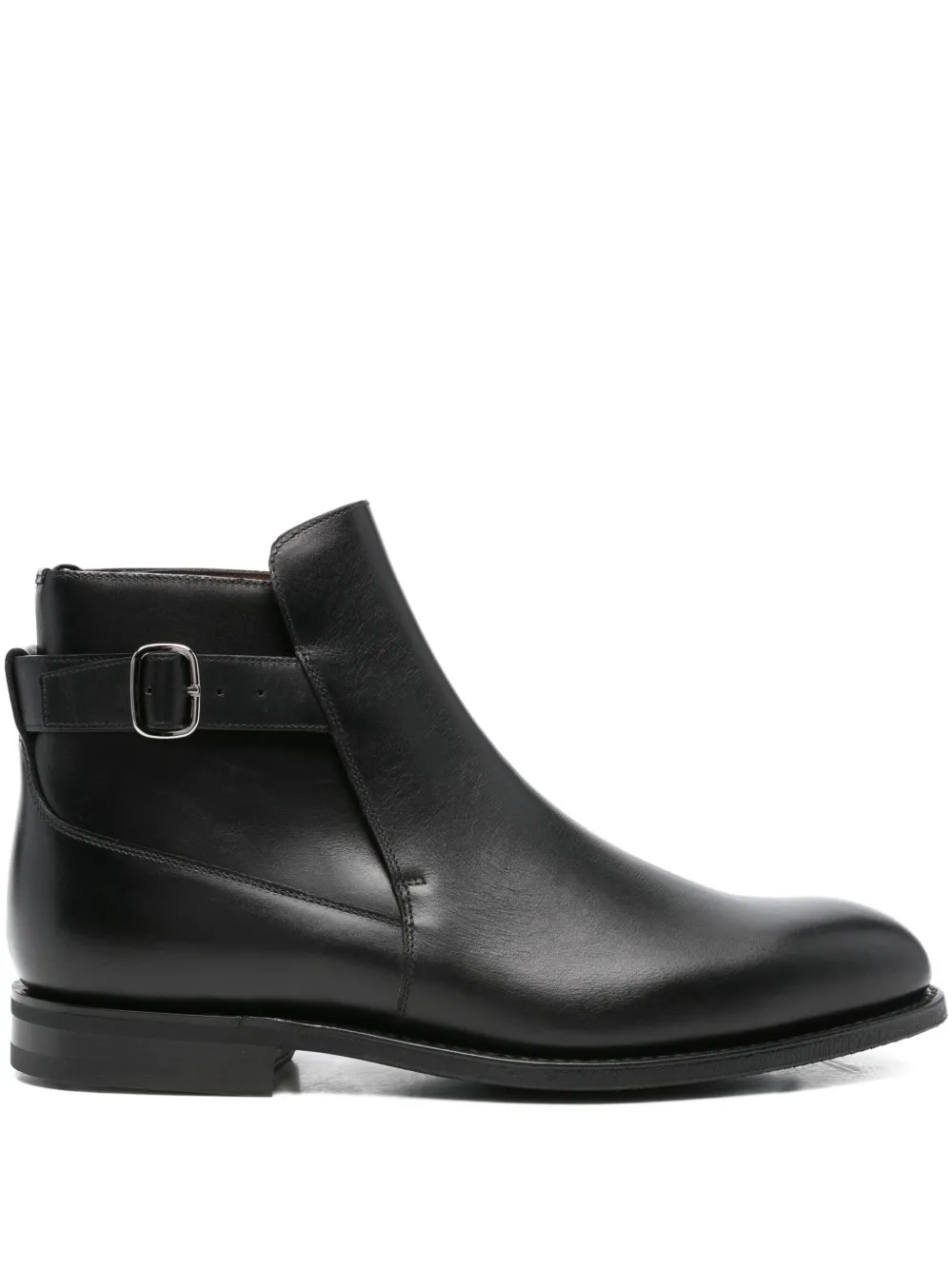 Church's buckle-fastening leather ankle boots Black