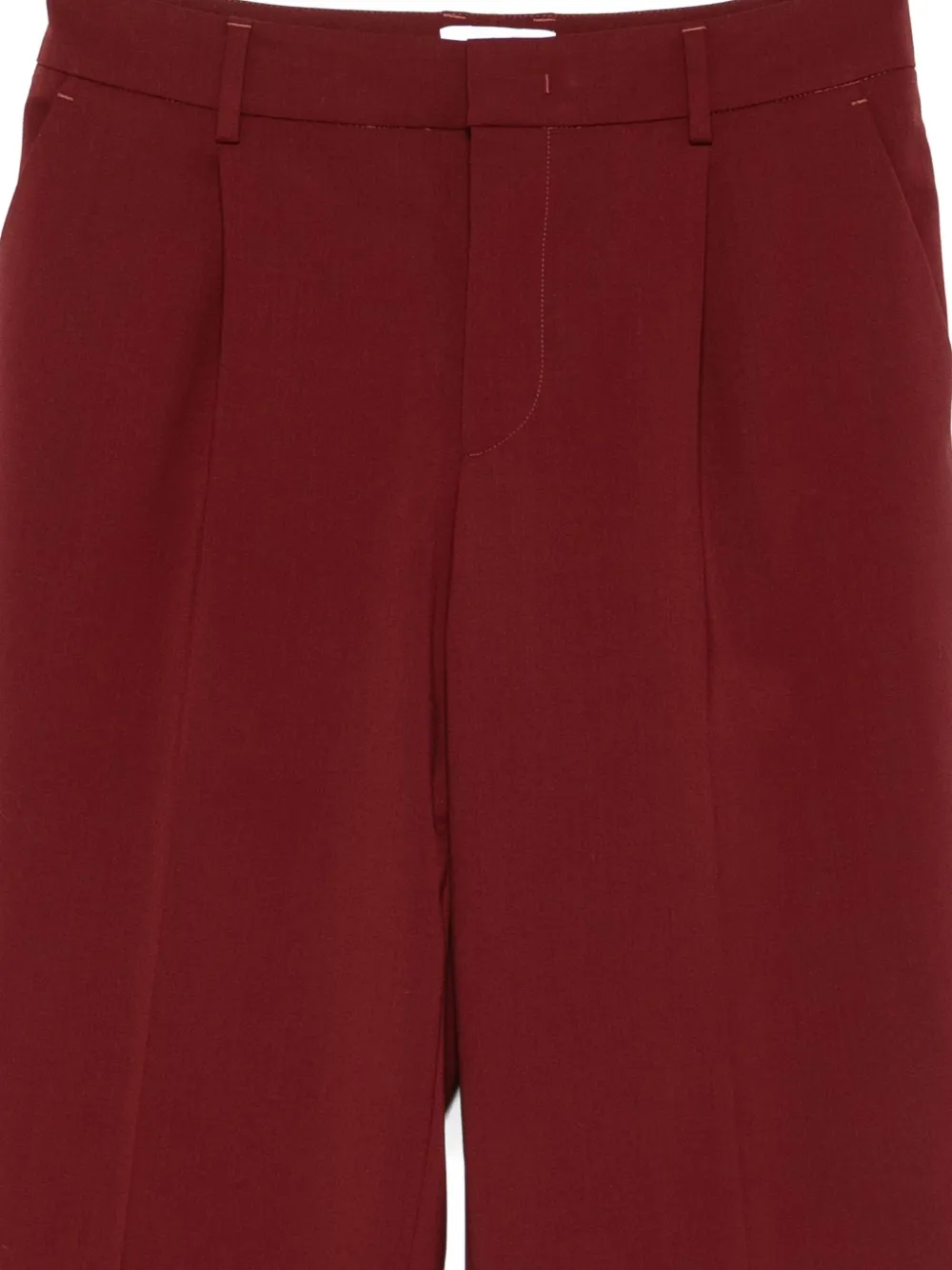 PT Torino Broek van wolblend Rood