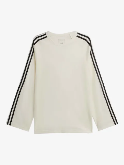 Y-3 stripe-detail long-sleeve T-shirt 