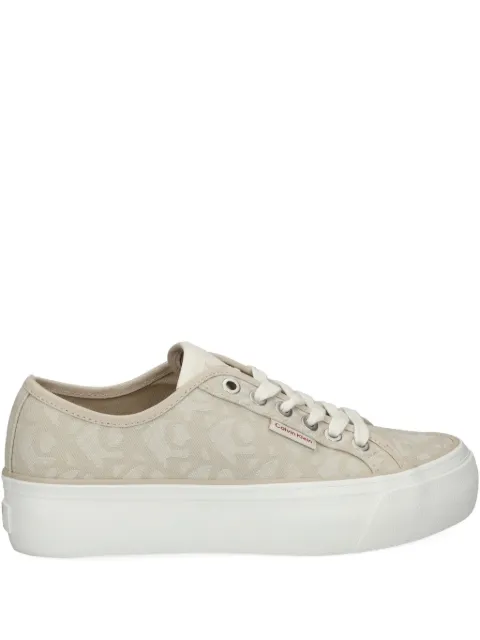 Calvin Klein Jeans platform logo low-top sneakers