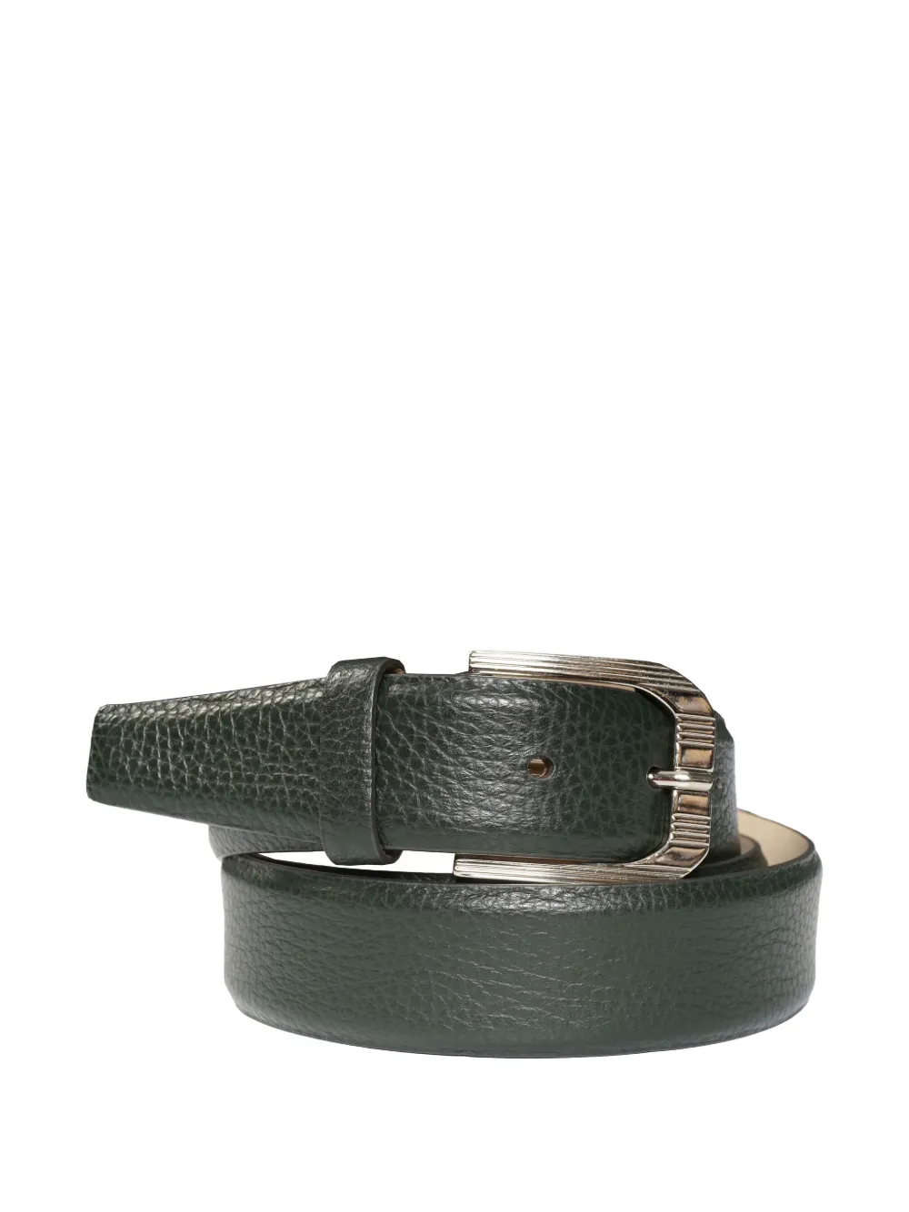 Brunello Cucinelli Leren riem met textuur Beige