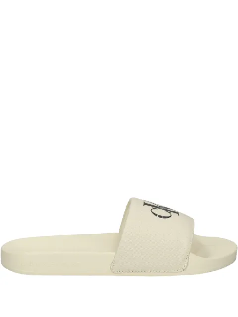 Calvin Klein Jeans logo-embellished slides