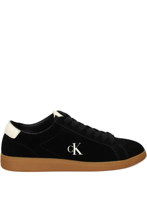 Calvin Klein Jeans logo-detail suede sneakers