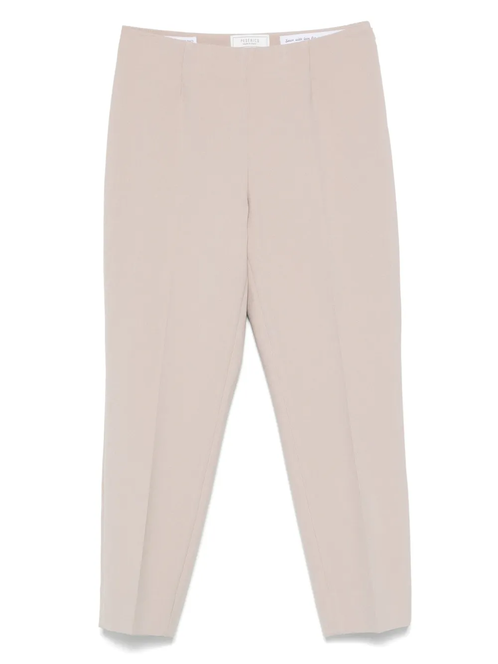 pressed-pleat trousers