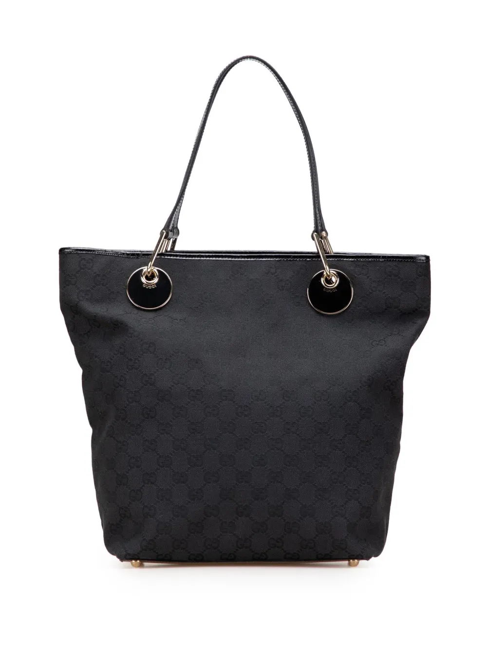 Gucci Pre-Owned 2000-2015 エクリプス GGキャンバス トートバッグ - ブラック Gucci Pre-Owned 2000-2015 エクリプス GGキャンバス トートバッグ - ブラック