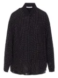 MAR DE MARGARITAS Clelia button-down shirt - Black