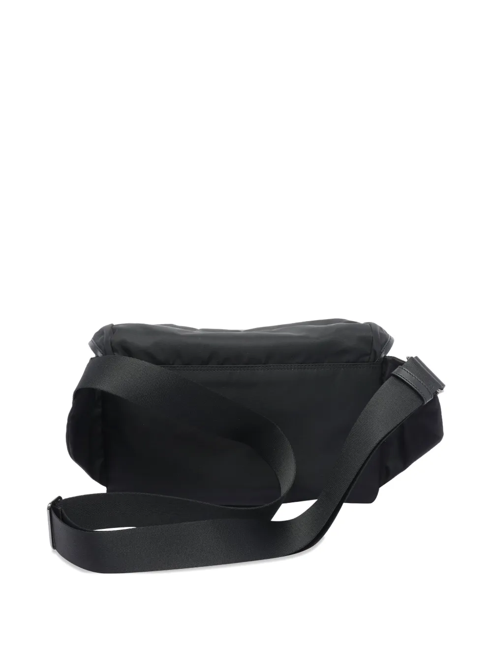 Tod's logo-patch shoulder bag Zwart