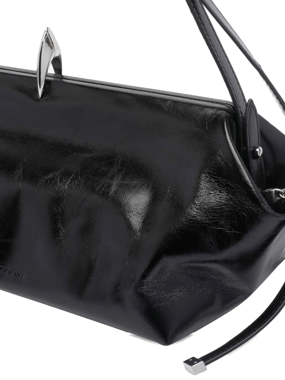 Benedetta Bruzziches medium leather shoulder bag Zwart