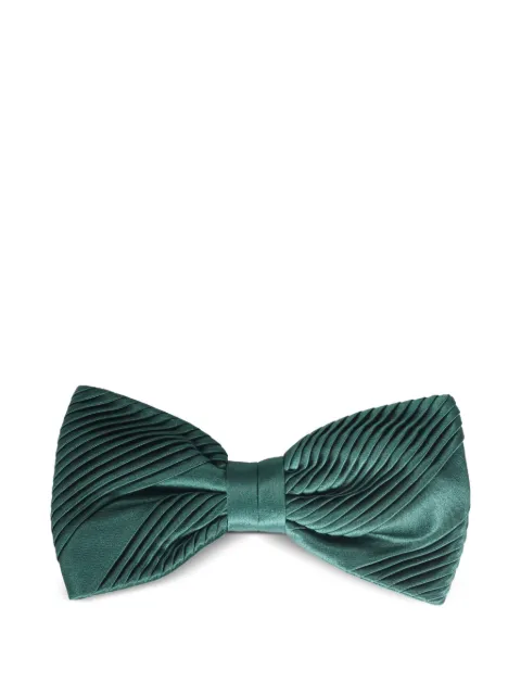 Stefano Ricci pleated silk bow tie