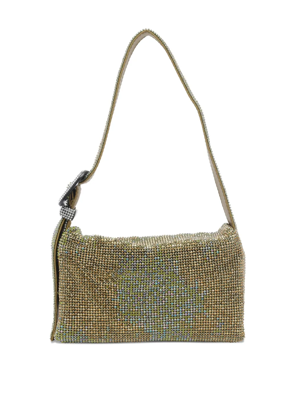 Benedetta Bruzziches Vutty la Mignon crystal-embellished shoulder bag Groen
