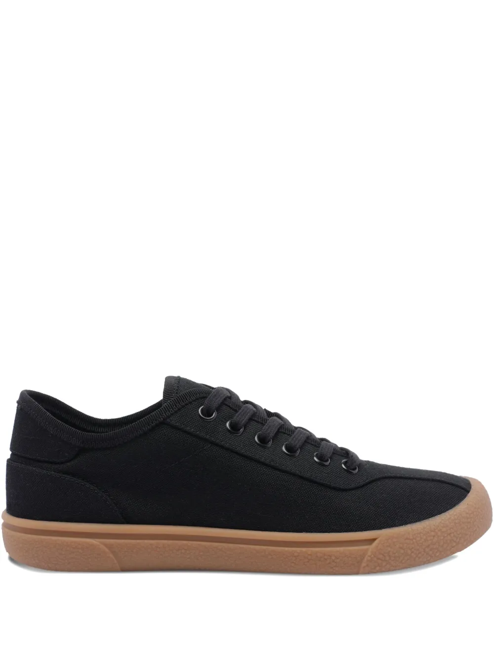 The Row round-toe lace-up sneakers Zwart