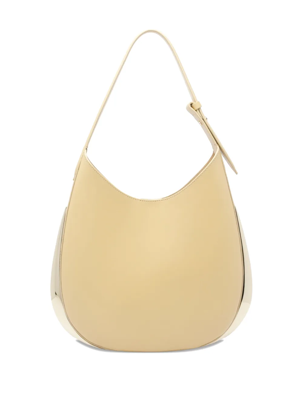 Benedetta Bruzziches Amalia calf leather shoulder bag Beige