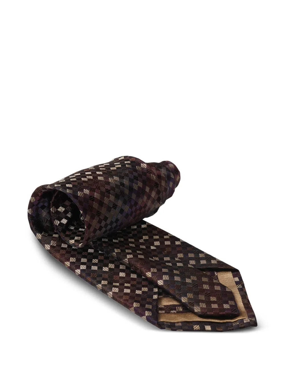 Zilli diamond-grid silk tie | Image 2