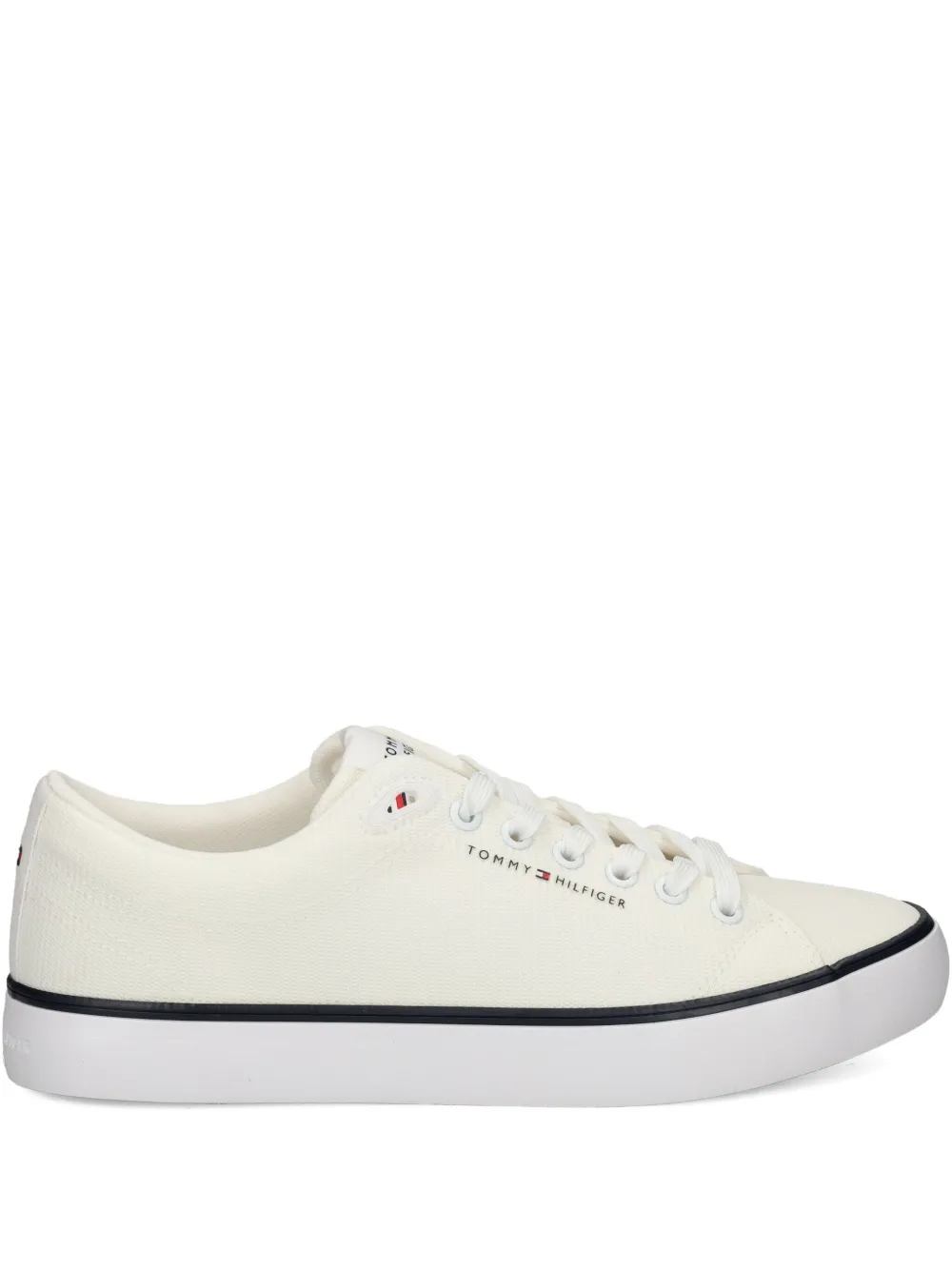 Tommy Hilfiger lace-up logo sneakers White