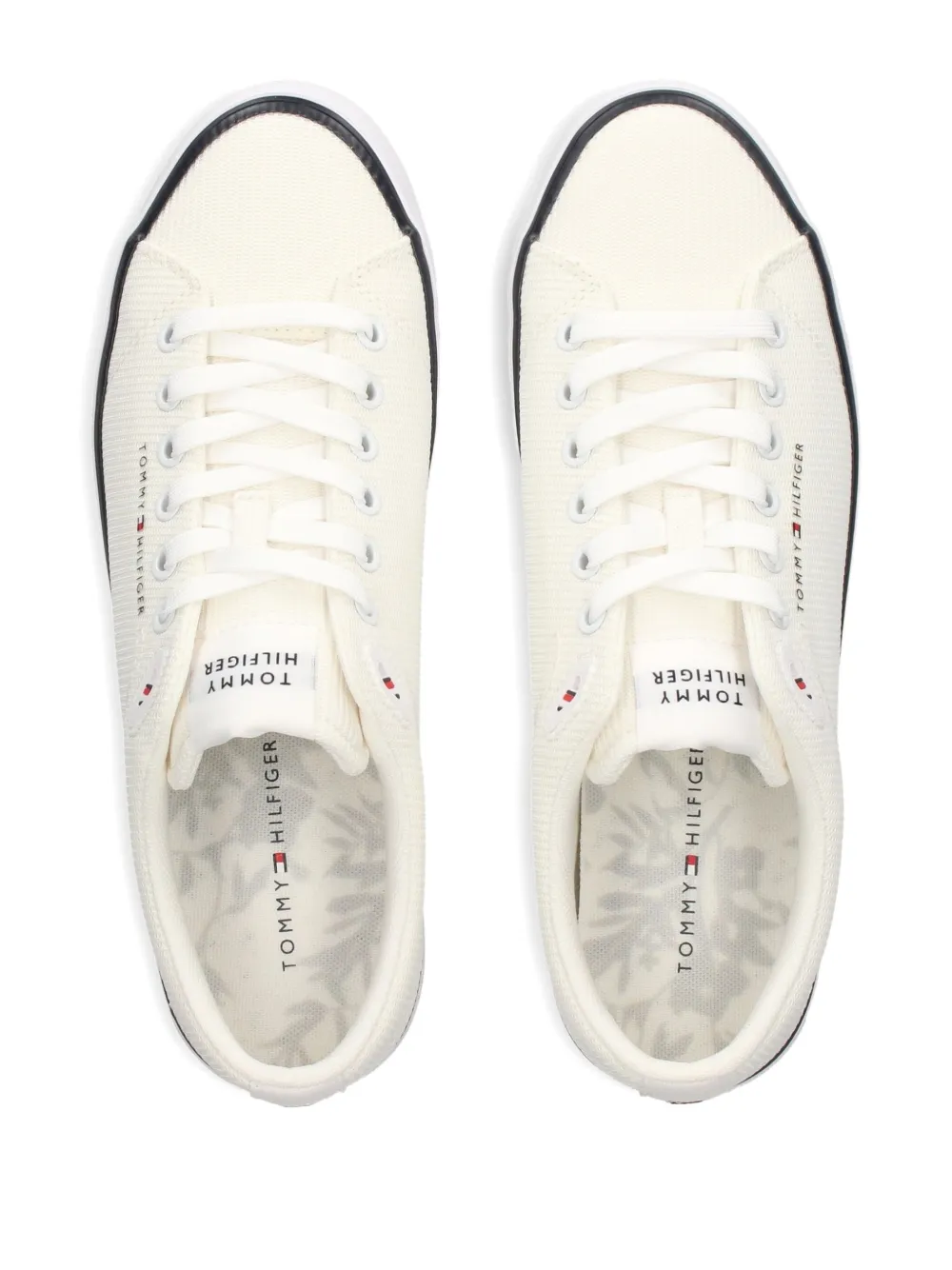 Tommy Hilfiger lace-up logo sneakers White