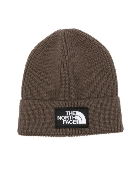 The North Face logo-patch beanie