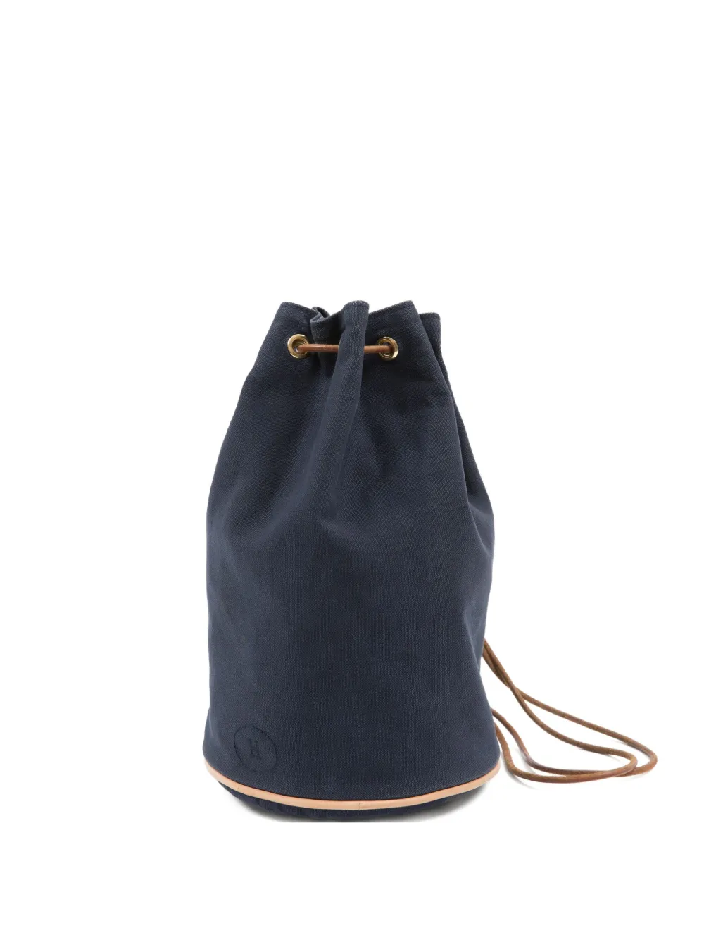 Hermès Pre-Owned 1990s Mimile-Marin drawstring bucket bag - ブルー Hermès Pre-Owned 1990s Mimile-Marin drawstring bucket bag - ブルー