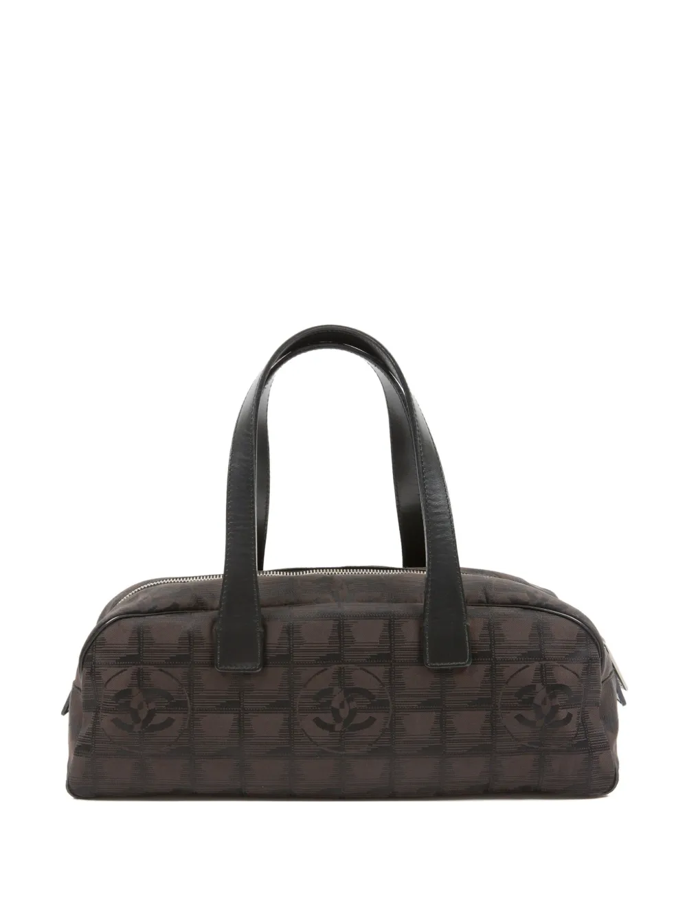 CHANEL Pre-Owned 2004-2005 all-over logo pattern shoulder bag | Brown | Image 1
