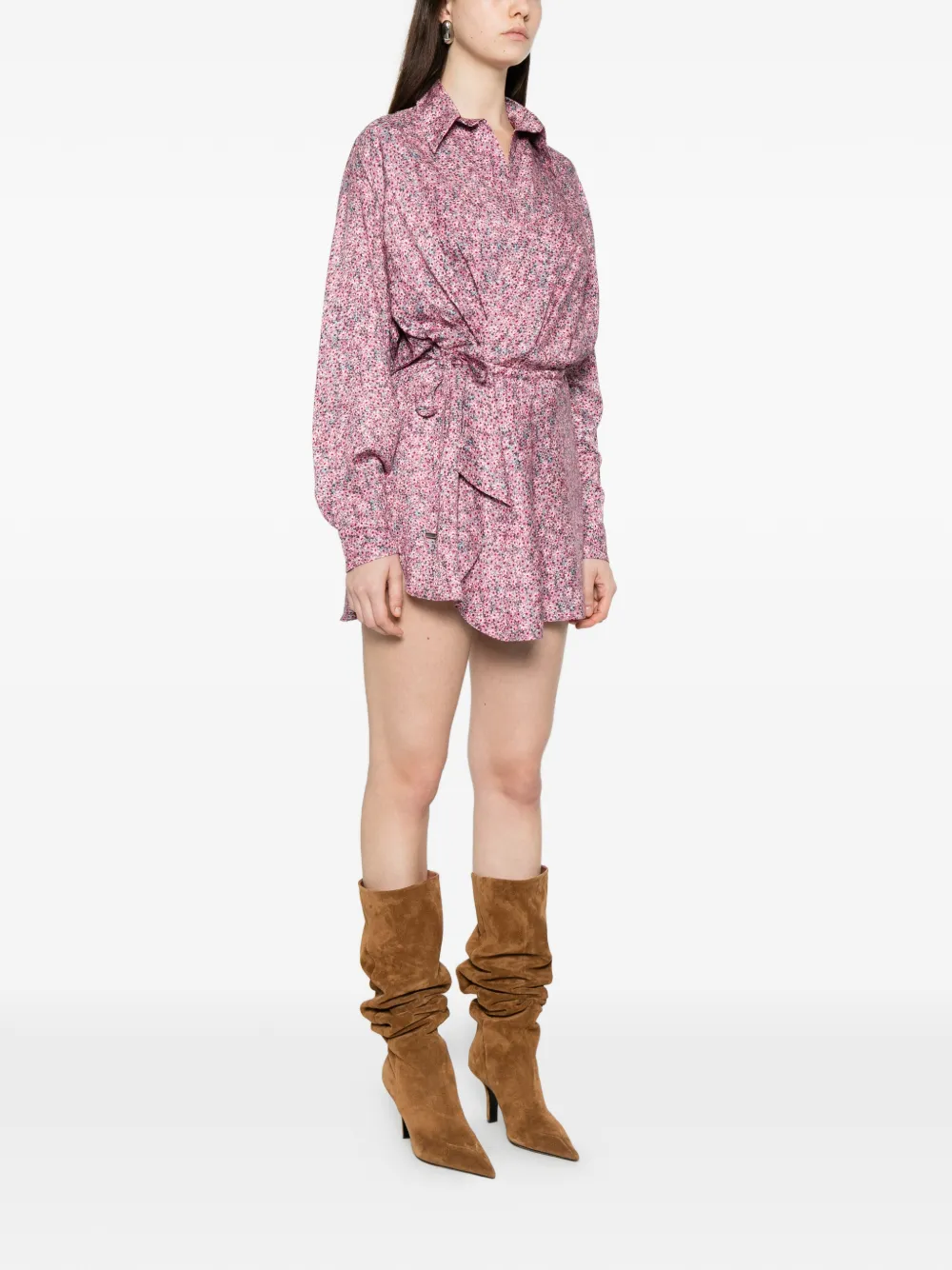 Isabel Marant Harmony Dress in Pink, view 3