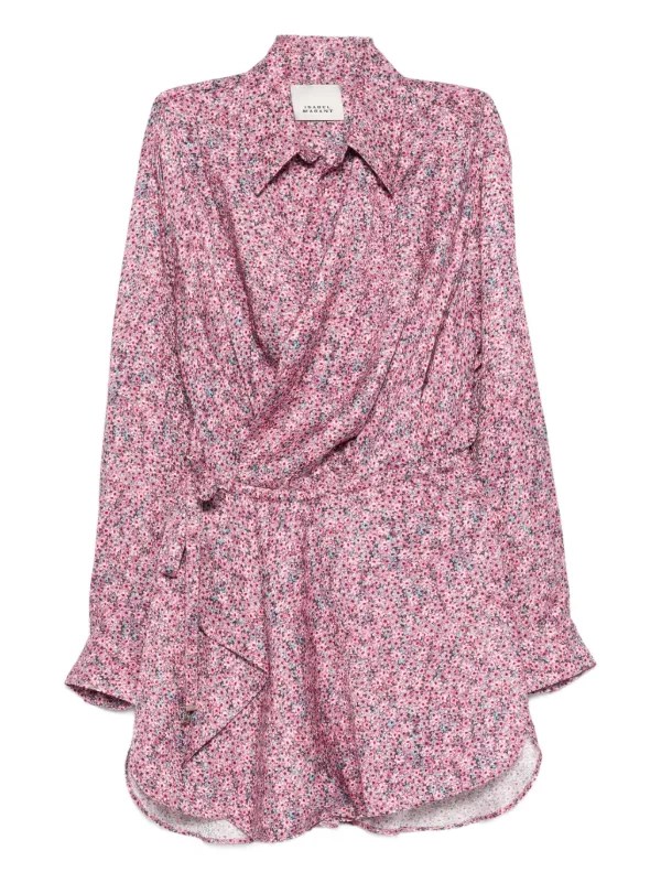 isabel marant short dress Isabel Marant Jaoni Mini Dress | Red/Orange | Size 42