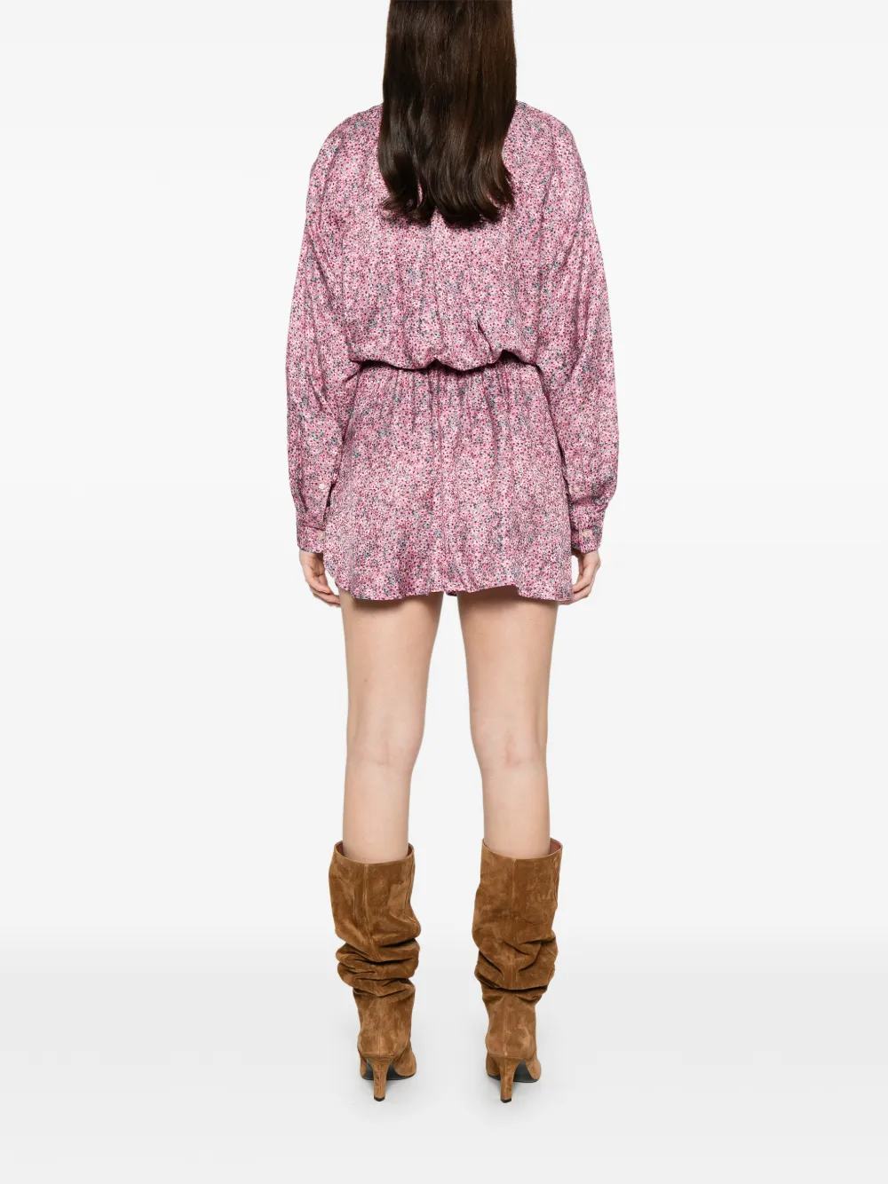 Isabel Marant Harmony Dress in Pink, view 4