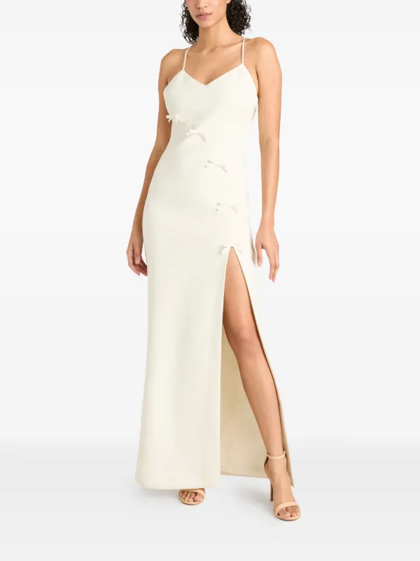 cinq a sept dresses Cinq à Sept Halter Twist Gown – MOTHER OF main image 0