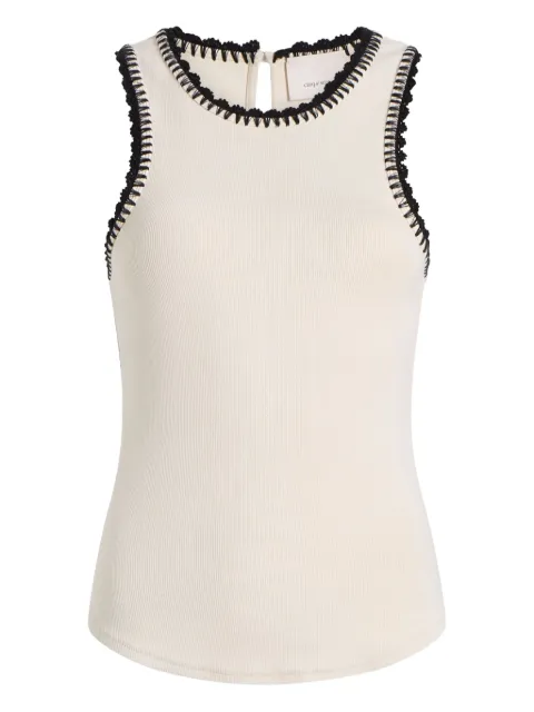 Cinq A Sept Lizzie crochet-trim top