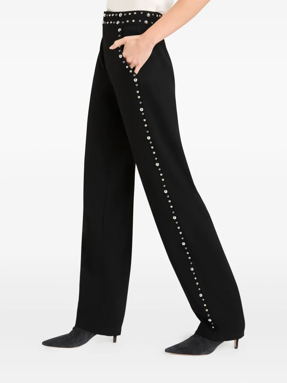 Cinq A Sept Olga studded trousers Zwart