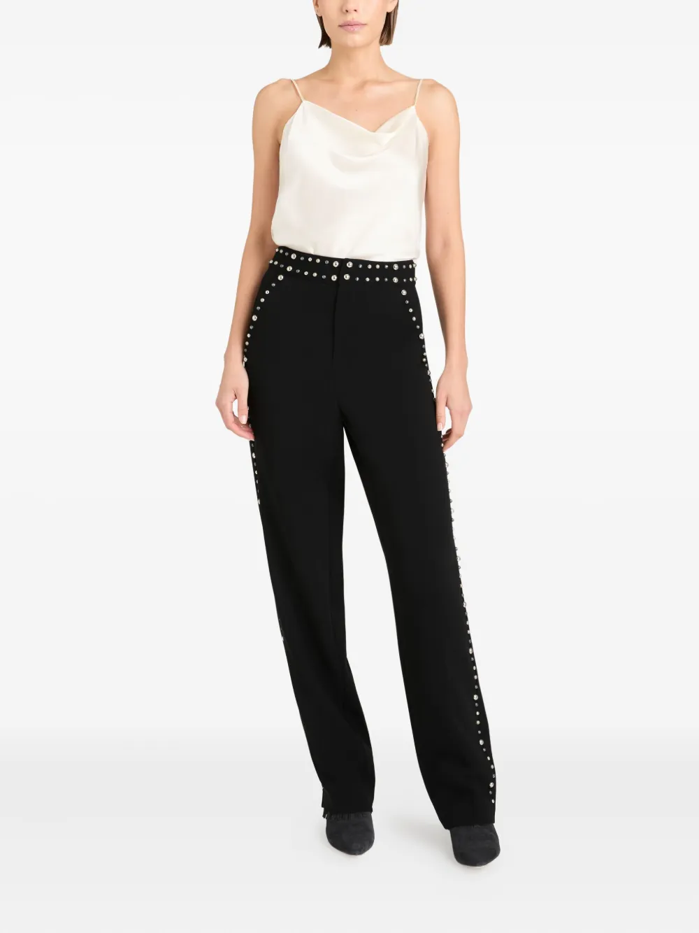 Cinq A Sept Olga studded trousers Zwart