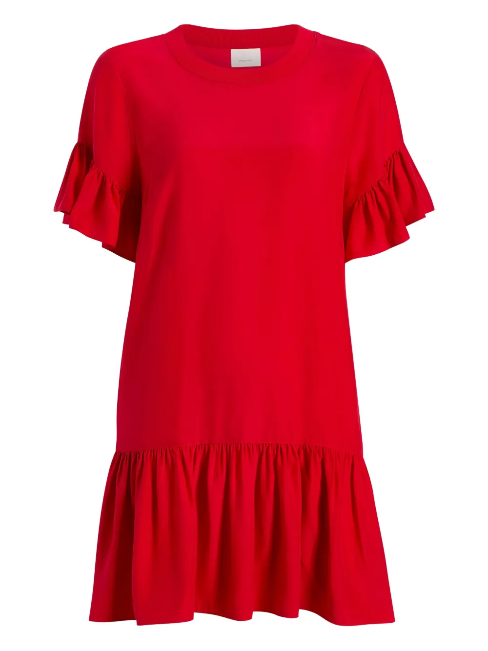 Cinq A Sept Leilah ruffled mini dress Rood
