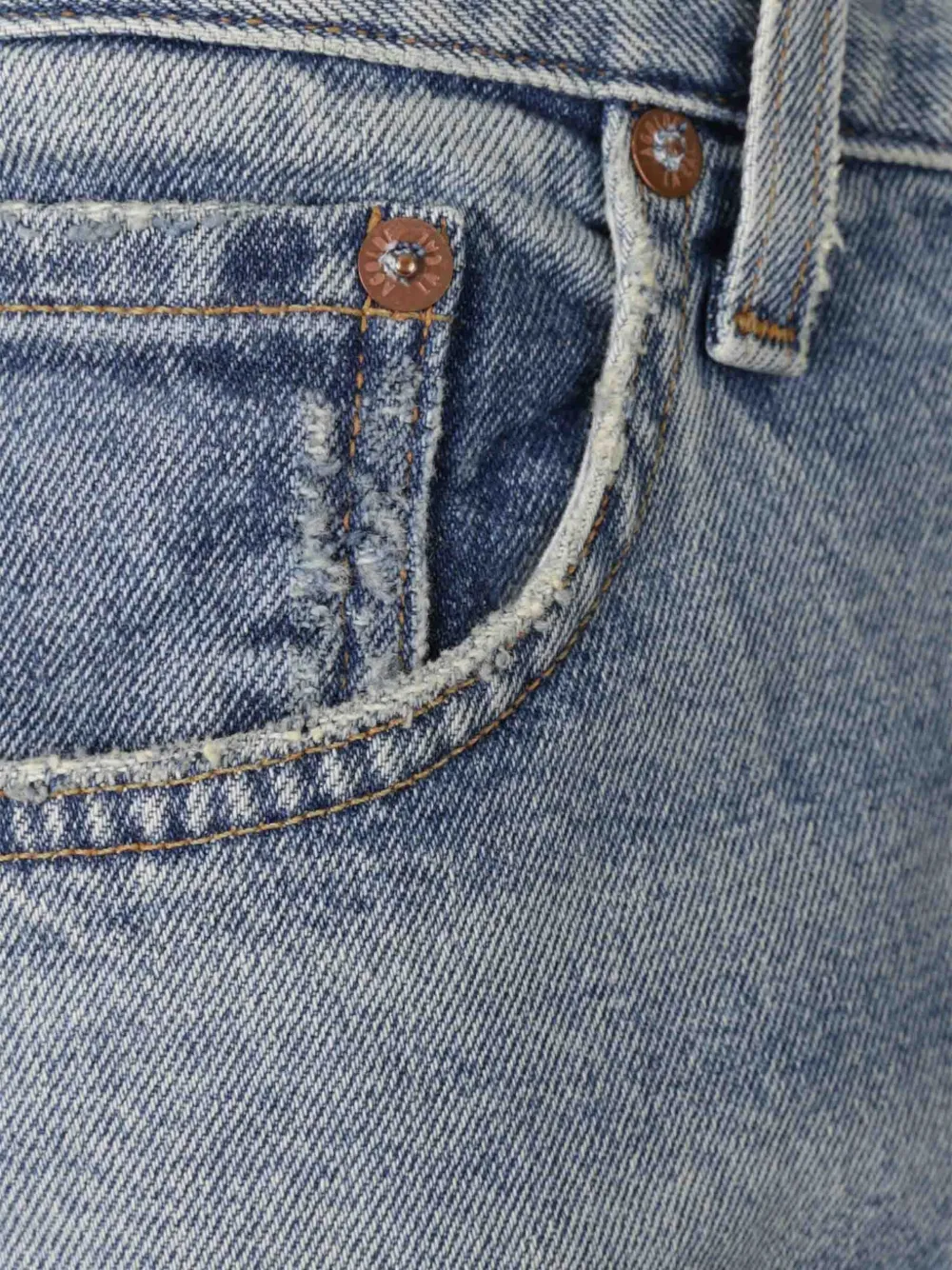 AGOLDE Jeans met effect Blauw