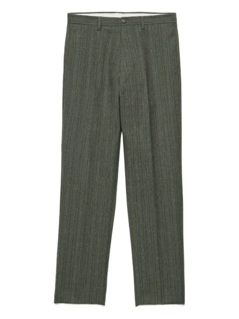 Prada pinstripe wool trousers