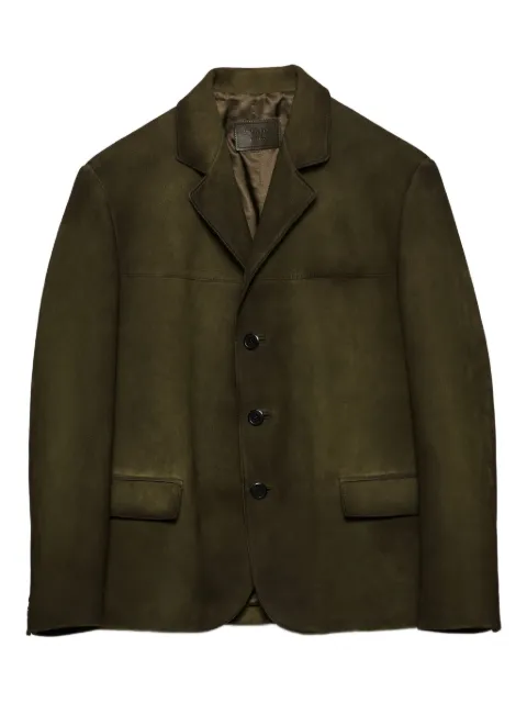 Prada Blazer con tre bottoni e revers classici