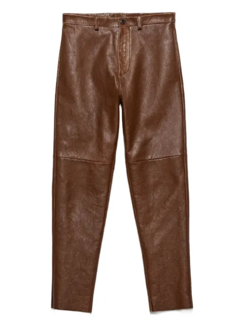 Prada leather trousers