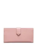 Prada snap-closure leather wallet - Pink