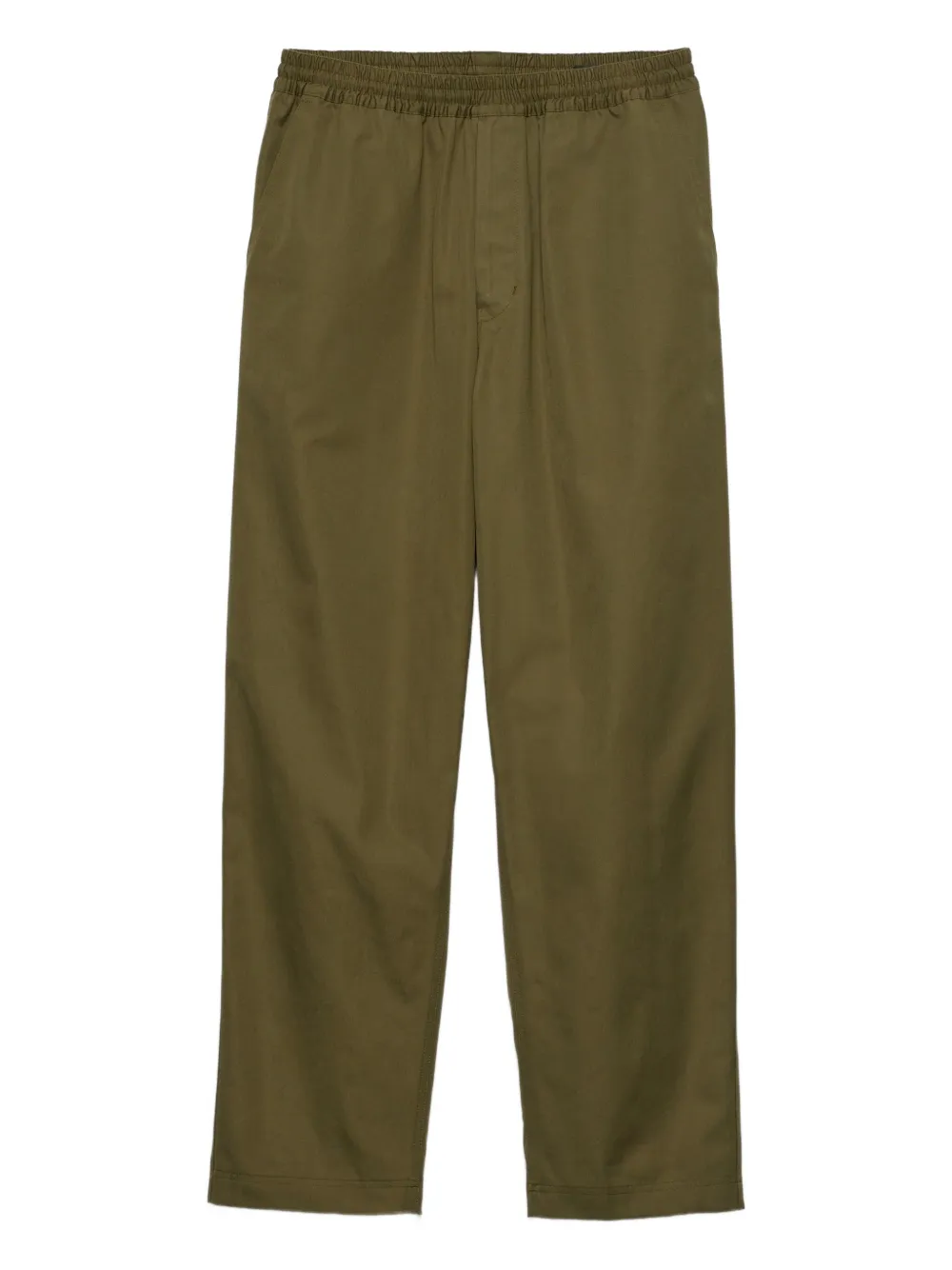 Prada triangle-logo patch-pocket trousers Groen