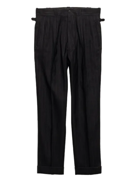 Prada pinstripe pleated trousers