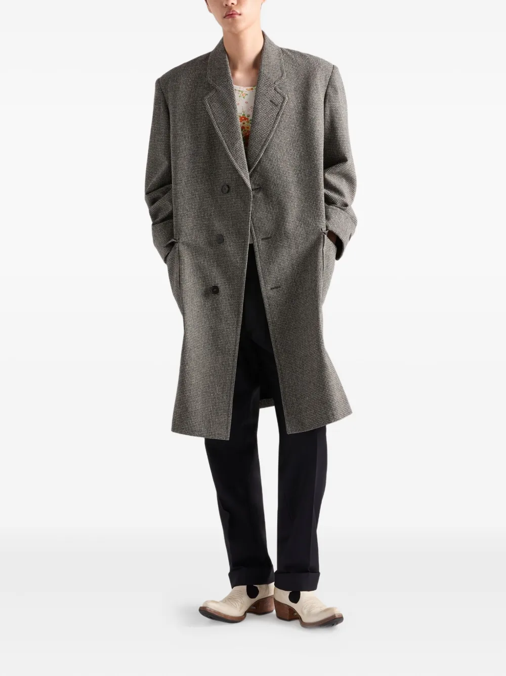 Prada Plooibroek - Blauw