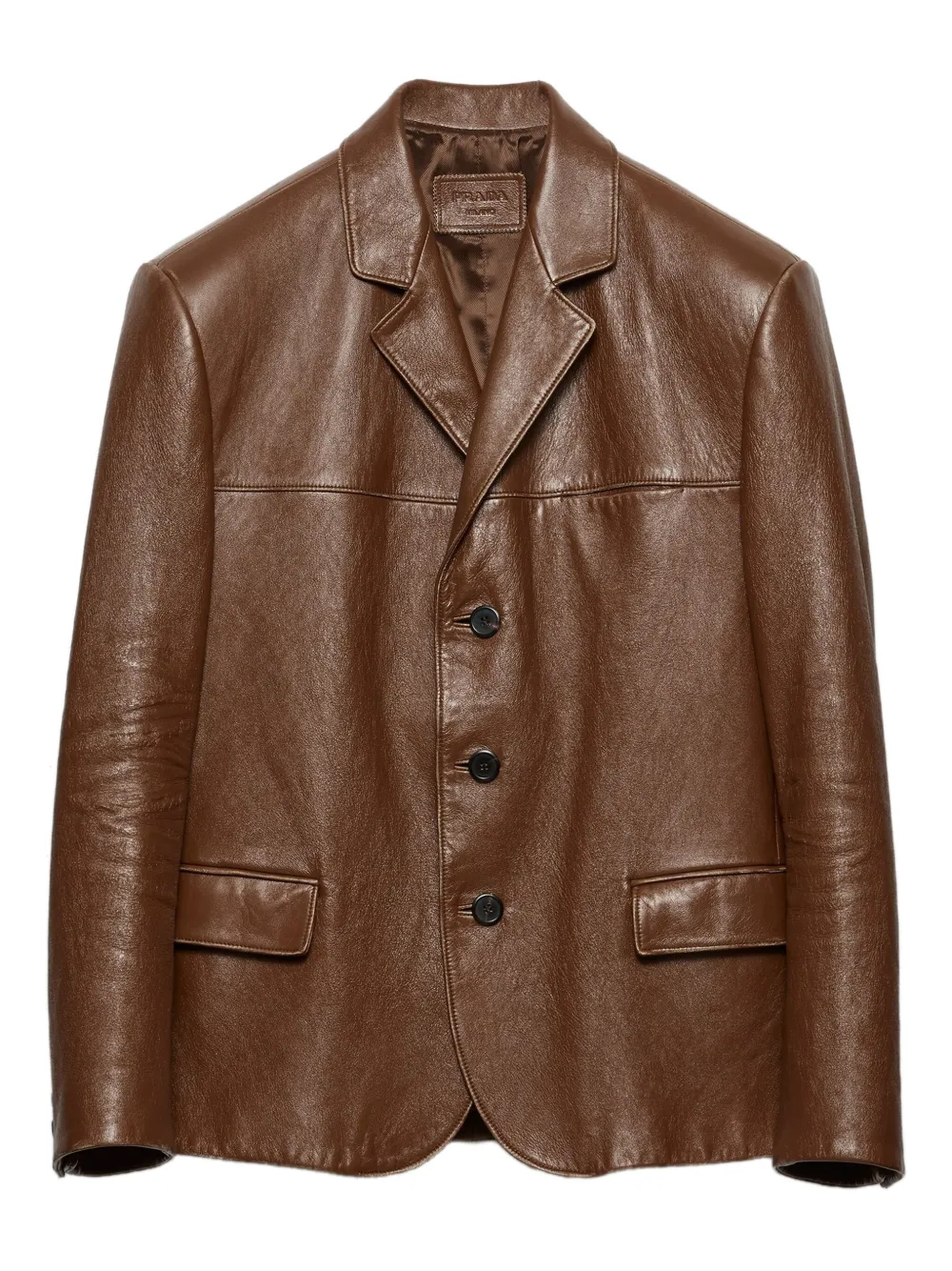 Prada Bomberjack met rits Bruin