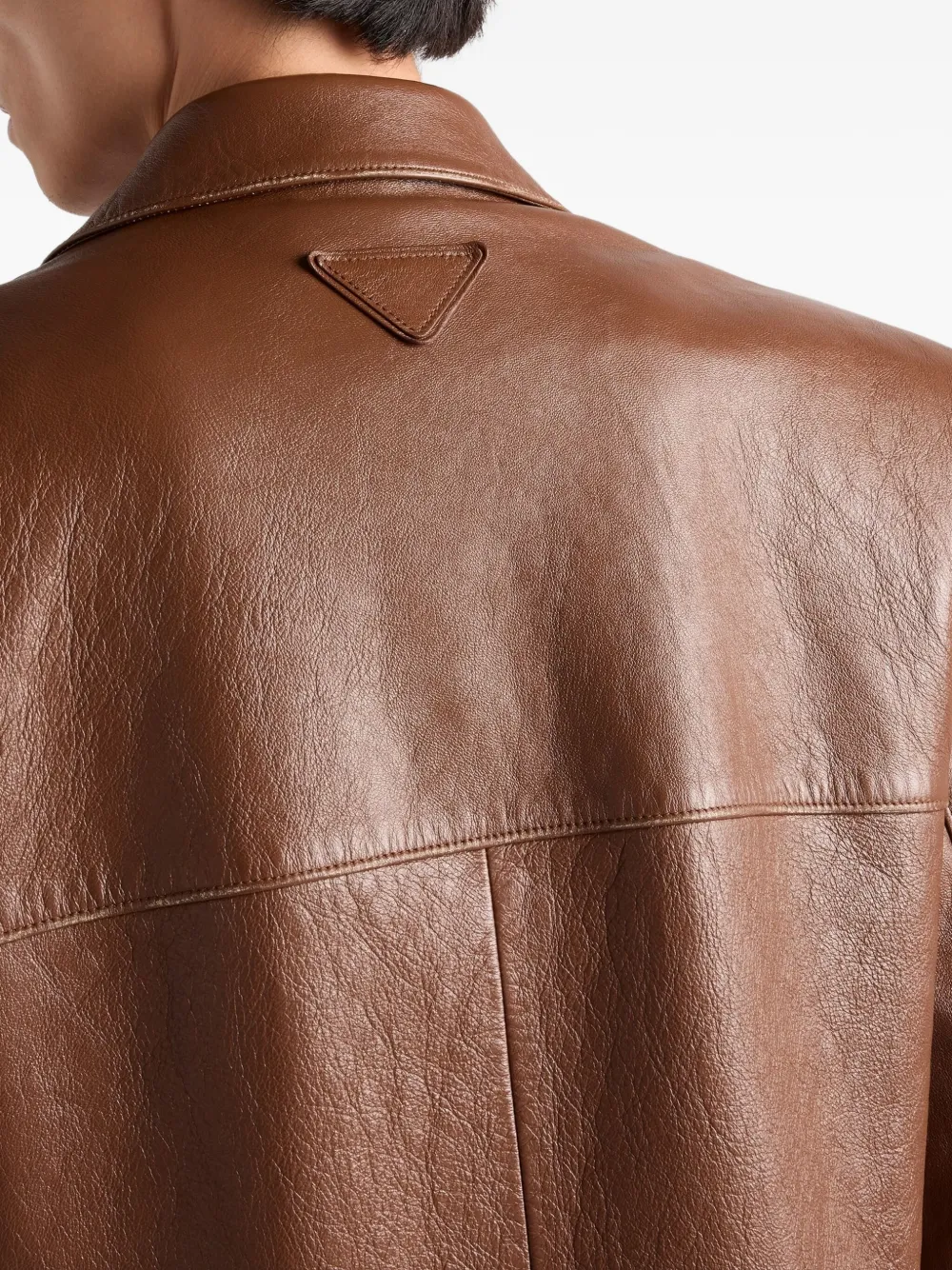 Prada Bomberjack met rits Bruin
